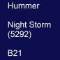 Preview: Hummer, Night Storm (5292), B21.